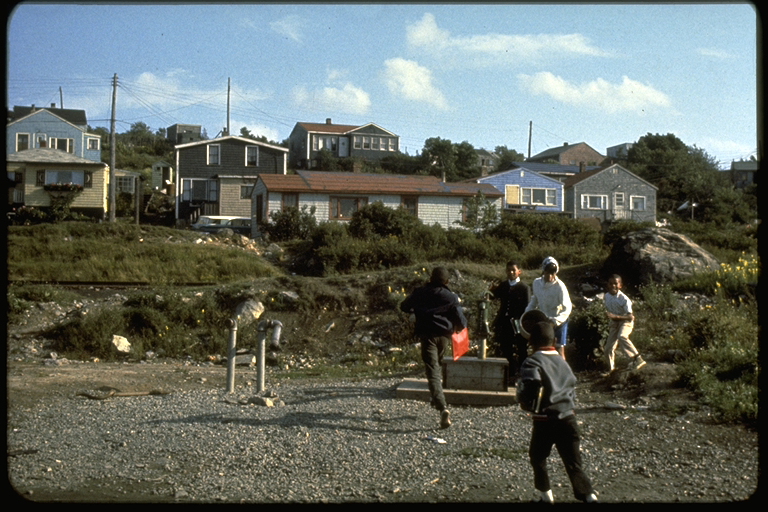 Children play around City of Halifax pump in Africville. Library and Archives Canada. Photo: Atlantic Books Today