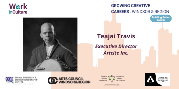 Teajai Travis, Executive Director, Artcite Inc.